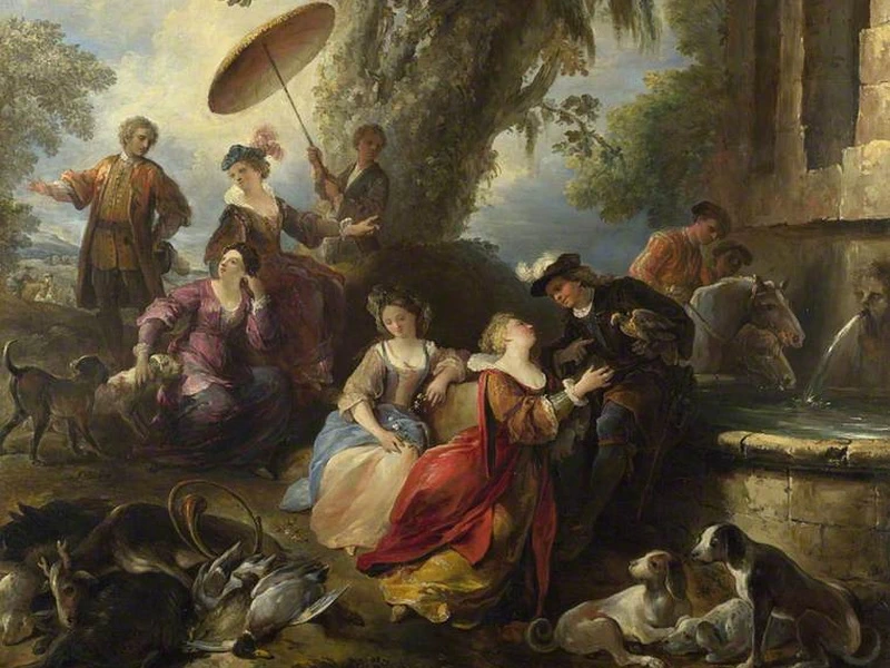 1704-Joseph Parrocel - Il ritorno dalla caccia - National Gallery, Londra